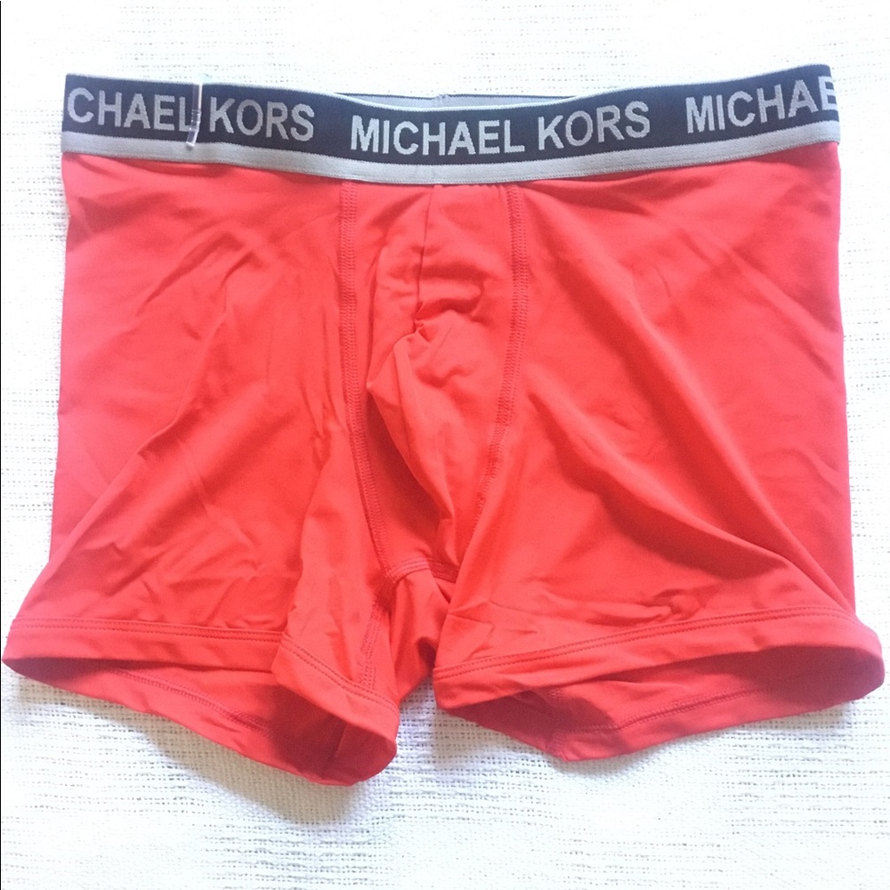 Michael Kors Red Mens M Boxer Brief NWOT